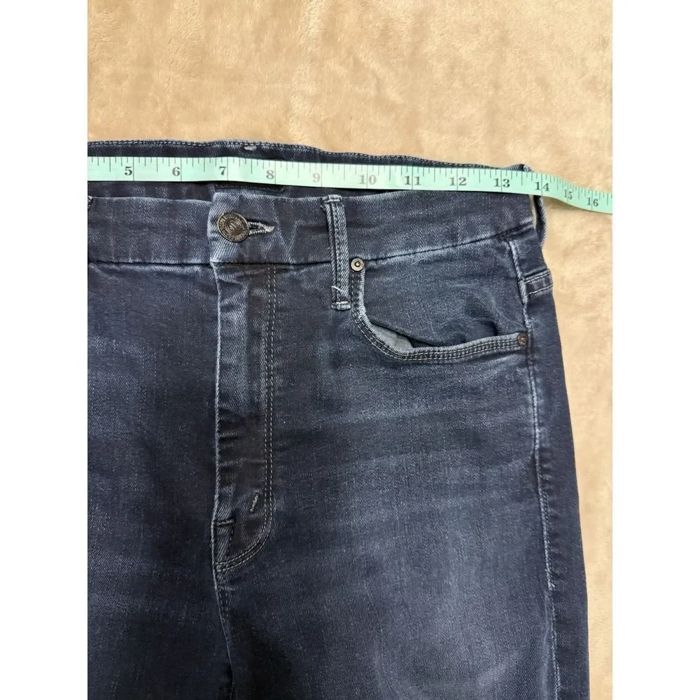 Mother Jeans High Waisted Looker. Ankle Fray Wash. Last Call. Blue. Sz 27 - Picture 5 of 16